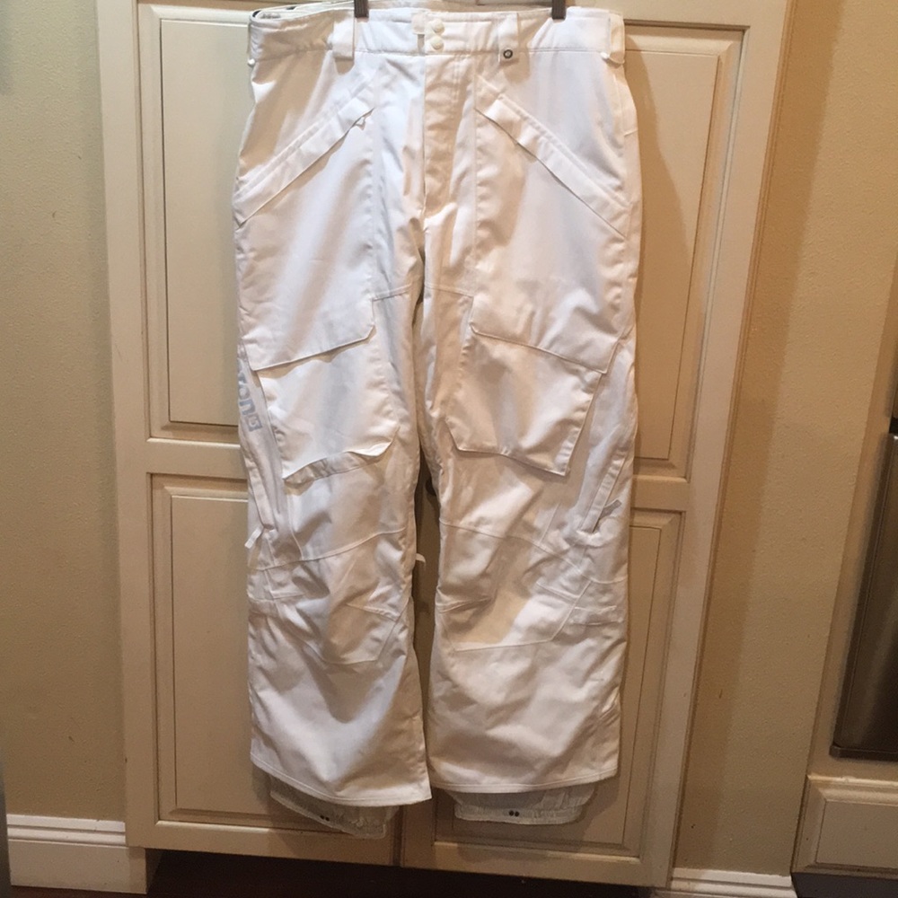 Burton White Snowboard Pants